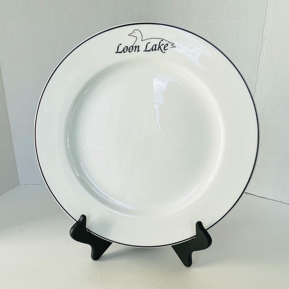 Bernardaud Limoges Loon Lake Chop/Serving Plate 11-7/8"